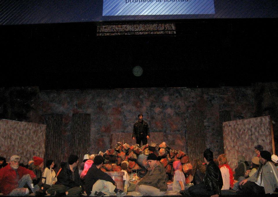 Saint-Säen's Sanson et Dalila opera set. 2011. Ivan Fyodorovich
