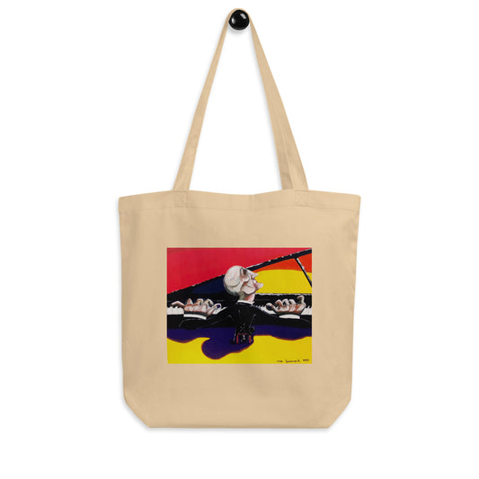Eco Tote Bag with Pianist  (Print from Acrylic Original Painting) Ivan Fyodorovich