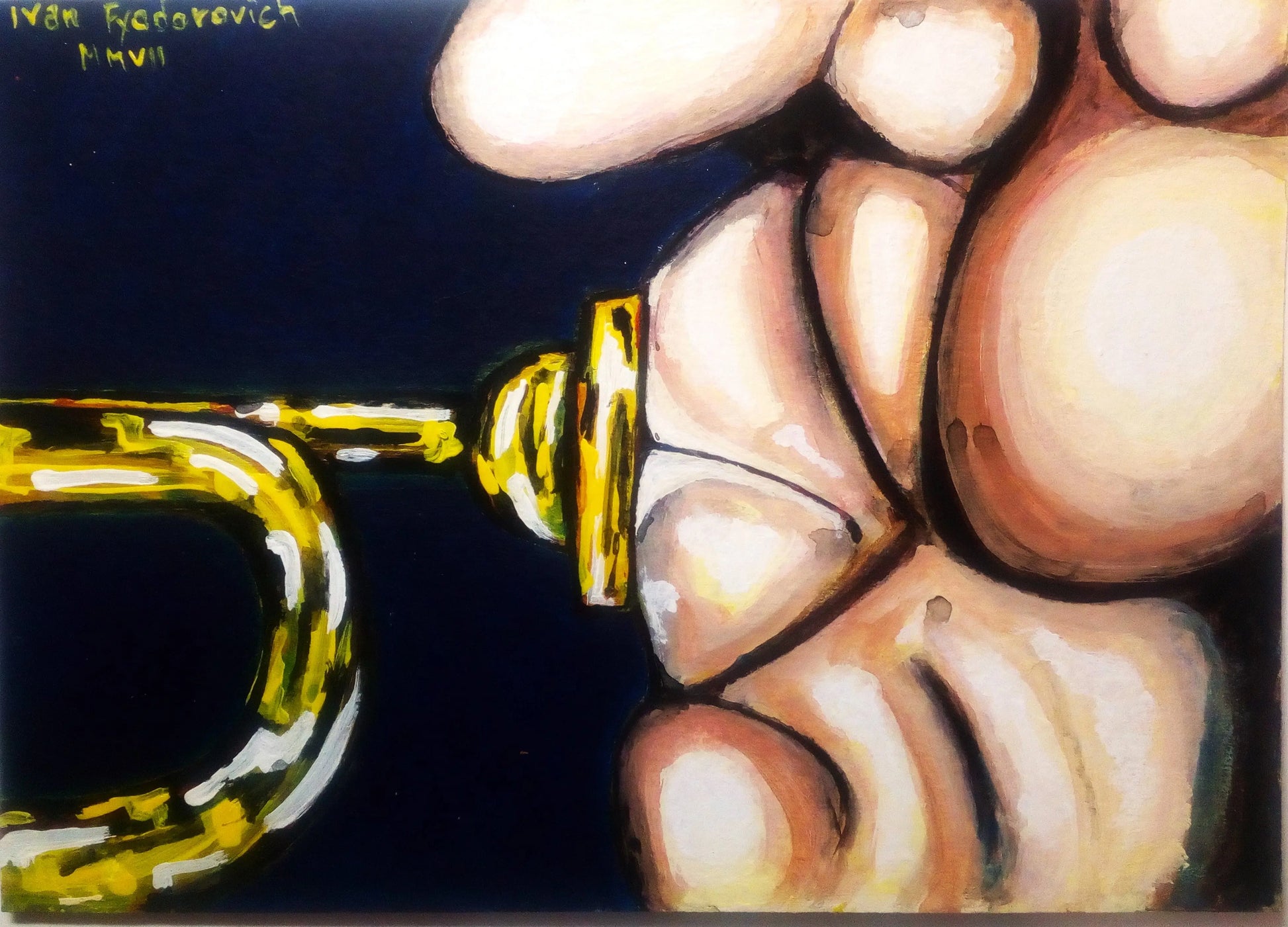 Portrait of a Trumpeter's Embouchure